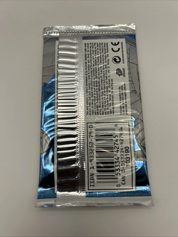 Yugioh Cybernetic Revolution CRV  1st Edition Sealed Booster Pack Unweighed - Image 2 of 2