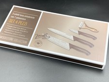 Set 4 coltelli Master Kitchen serie woodstone