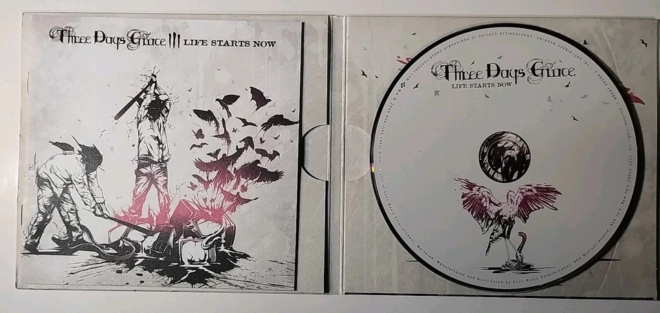 Life Starts Now [Digipak] by Three Days Grace (CD, Sep-2009, Jive (USA) Foto 3 de 4