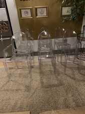Contemporary Modern Clear Armchair Ghost Transparent