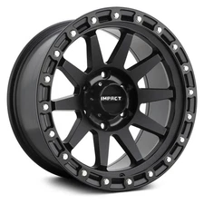 Impact Off-Road 882 Wheels 17x9 (0, 6x139.7, 106.1) Black Rims Set of 4