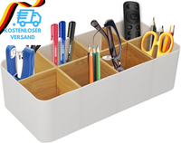 Schreibtisch Organizer, 8 FäCher Stiftehalter, BüRo Organizer Weiß, Multifunktio