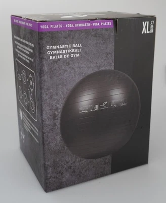 ENERGETICS Unisex Erwachsene Basic Ø85cm Gymnastikball Schwarz