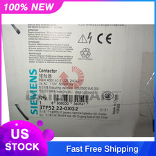 New in Box Siemens 3TF5222-0XG2 AC Contactor AC-3 400V IE, 2NO 2NC AC 50/60HZ