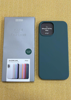 elago iPhone 13 Pro Max Hülle Stoßfest Klar Grün Schutzhülle Slim Grip