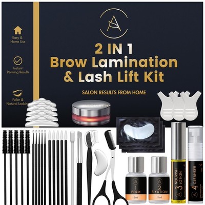 Wimpernlifting & Augenbrauen Lifting Set 2 in 1 Lösung Brow & Lash Lifting Set