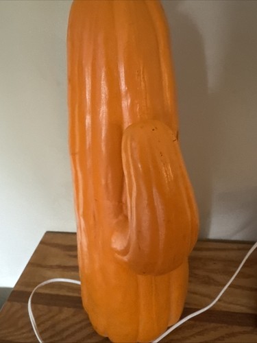 Vintage Halloween Schaumstoff Blasform Orange Saguaro KAKTUS 17" Jack-O-Laterne 2005 - Bild 17 von 21