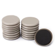Furniture Sliders 16 Pack, 3 1/2, Reusable Gliders, Carpet, Floor Protectors