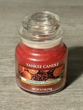 Yankee Candle Mandarin Cranberry Small Jar Classic 3.7oz New