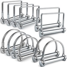 12pack Trailer Hitch Pin Assortment 14 And 516 Diameter Square And Arch...