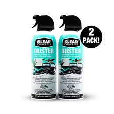 10 oz. Compressed Air Air Duster Cleaning Compressor Ozone Safe 2 Pack of Can
