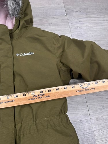 Columbia Jacket Youth L Green Nordic Strider Insulated Full Zip Girls Omni-Heat - Picture 4 of 10