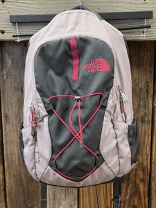 THE NORTH FACE Women\'s Jester Laptop Backpack Commuter Grey/Pink Cerise School The North Face, Women main image 4