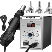 Stazione Saldatura Saldatrice Ad Aria Calda Con Temperatura Regolabile e Display