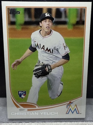🔥 Christian Yelich 2013 Topps Update RC C #US290 Miami Marlins 🔥