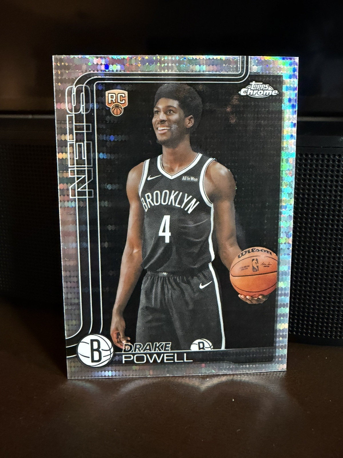 Drake Powell Rookie Card Pulsar Refractor 2025-26 Topps Chrome #272