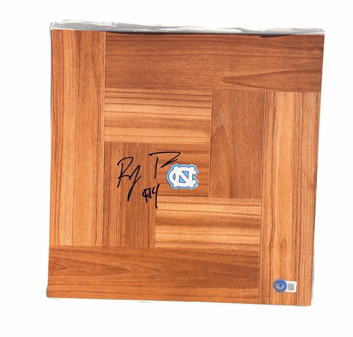 RJ Davis Autographed Signed North Carolina Tar Heels Floorboard Auto Beckett COA 