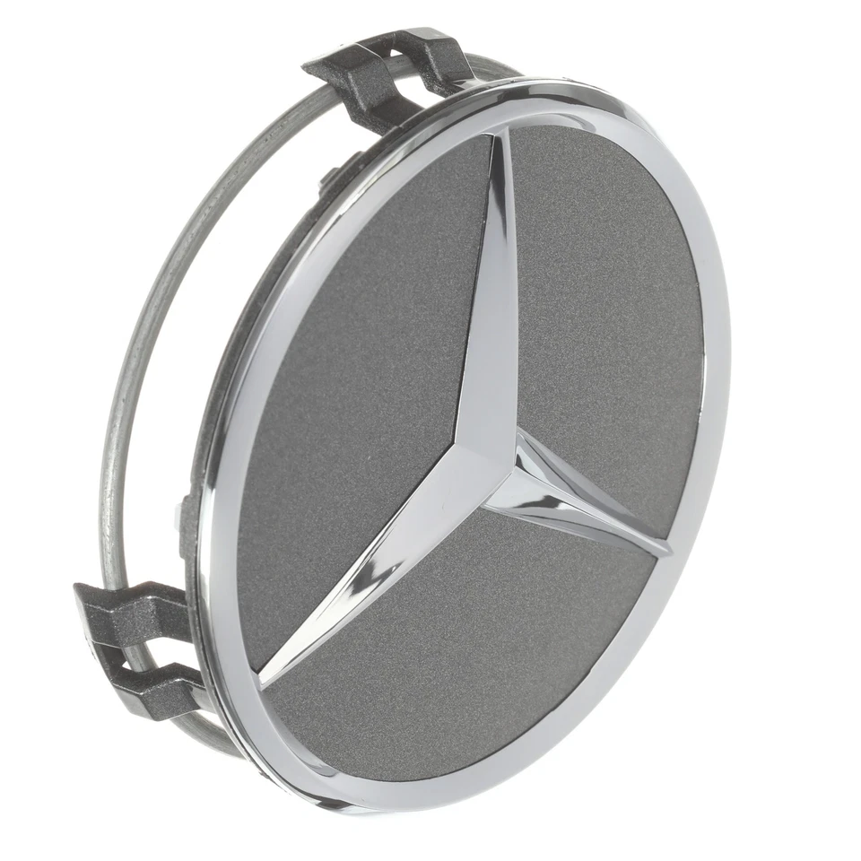 Tapacubos / Buje de rueda genuino Mercedes-Benz - Estrella elevada 220-400-01-25-7756 Foto 2 de 4