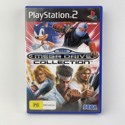 Sega Mega Drive Collection- Playstation 2 - PS2 Game - Manual- PAL