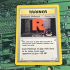 Rocket's Hideout 63/64 Neo Revelation Trainer Pokemon Card Vintage Gengar ART