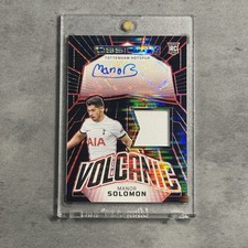 2023-24 Panini Obsidian Volcanic Red Pulsar /49 Manor Solomon RC Patch Auto RPA