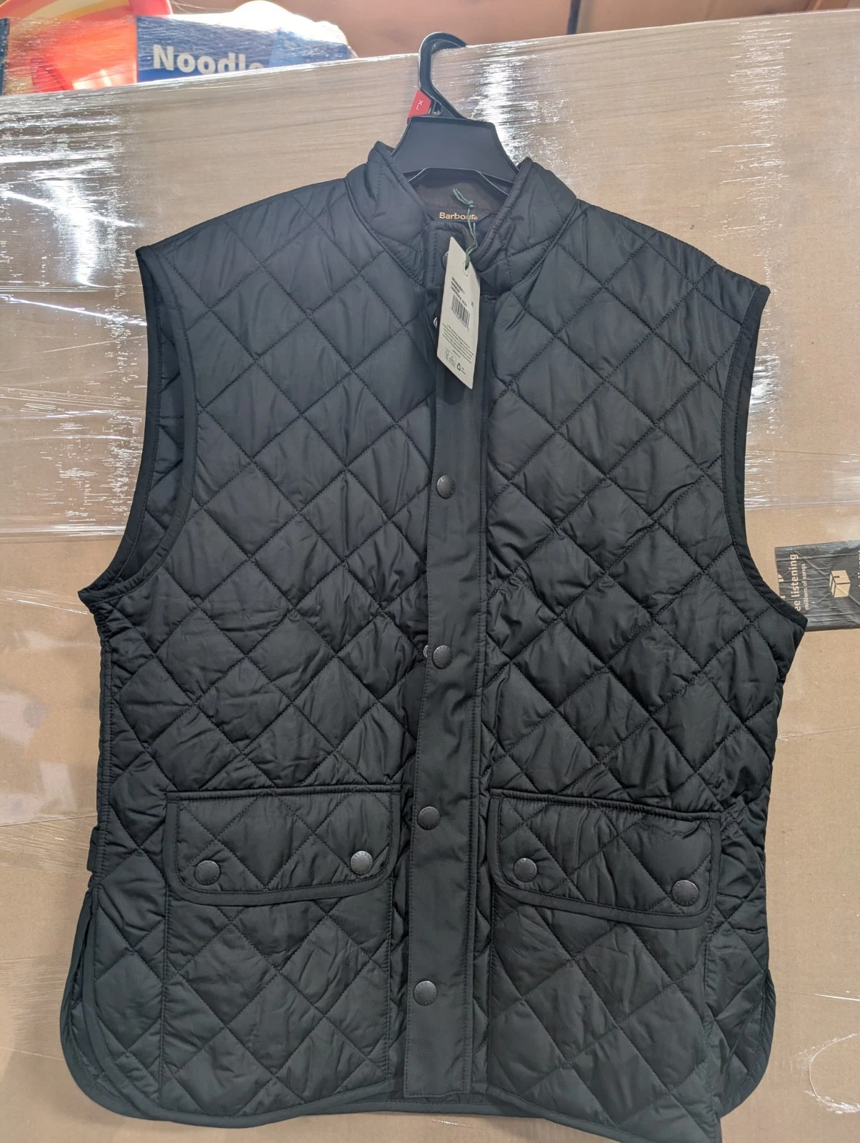 Barbour Men's Black Lowerdale Quilted Gilet Full Zip Vest Sz XL
Opens in a new window or tab