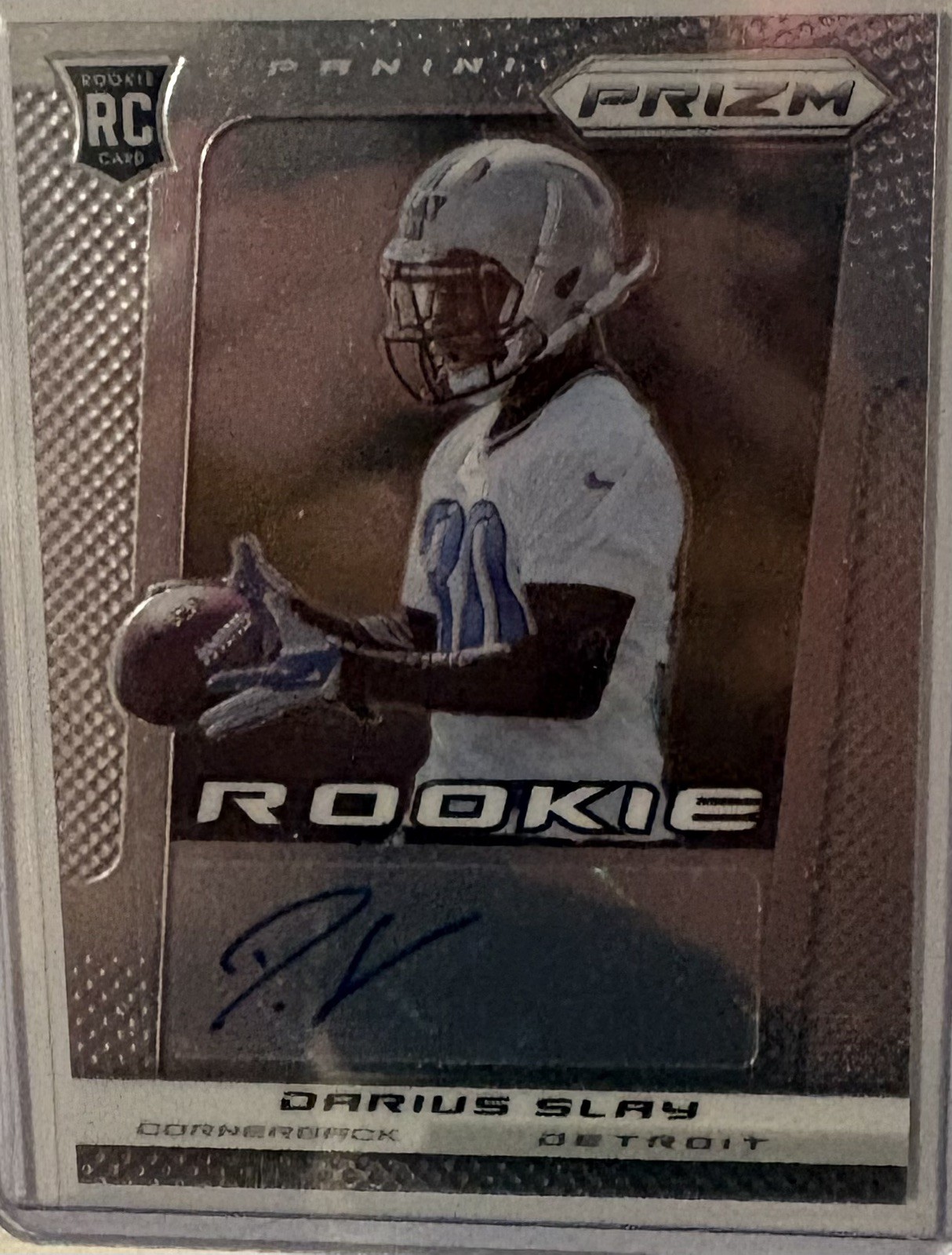 2013 Panini Prizm Autographs #222 Darius Slay Detroit Lions Rookie RC AUTO