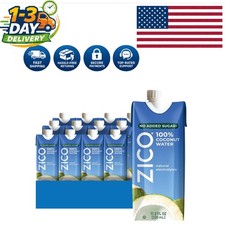 Delicious Coconut Water with No Added Sugar - Perfect for Athletes, 11.2 Fl Oz