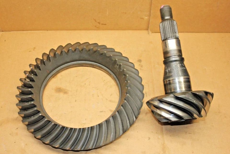 Anillo y piñón Mopar relación 3,55 12 pernos 9,25 1966-2023 Ram Chrysler Dodge (516) Foto 2 de 4