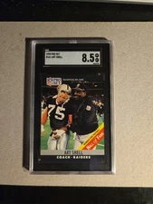 1990 Pro Set - Art Shell #161 Birthdate 11/26/46, Small "Hall of Fame" on Front