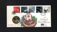 1996 A Century of British Motoring Royal Mail/Royal Mint Coin Cover