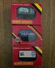 Set Of 3 Hornby Advertising Closed Vans- R216, R105 and R135. 00 Gauge.