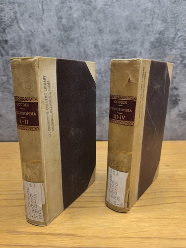 Philosophia - Goudin - 1886 Quarta Editio Vol. 1-4 - Picture 1 of 11