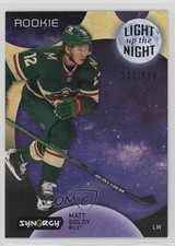 2022 Synergy Light Up The Night Rookies Neon Yellow /699 Matt Boldy #LNR-MB 19rf