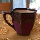 Fraureuth amethyst purple antique deco demitasse cup. — photo 3