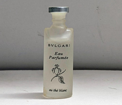 Bvlgari Eau Parfumee Au The Blanc 5ml 0.17 oz Mini Splash Eau de Cologne New