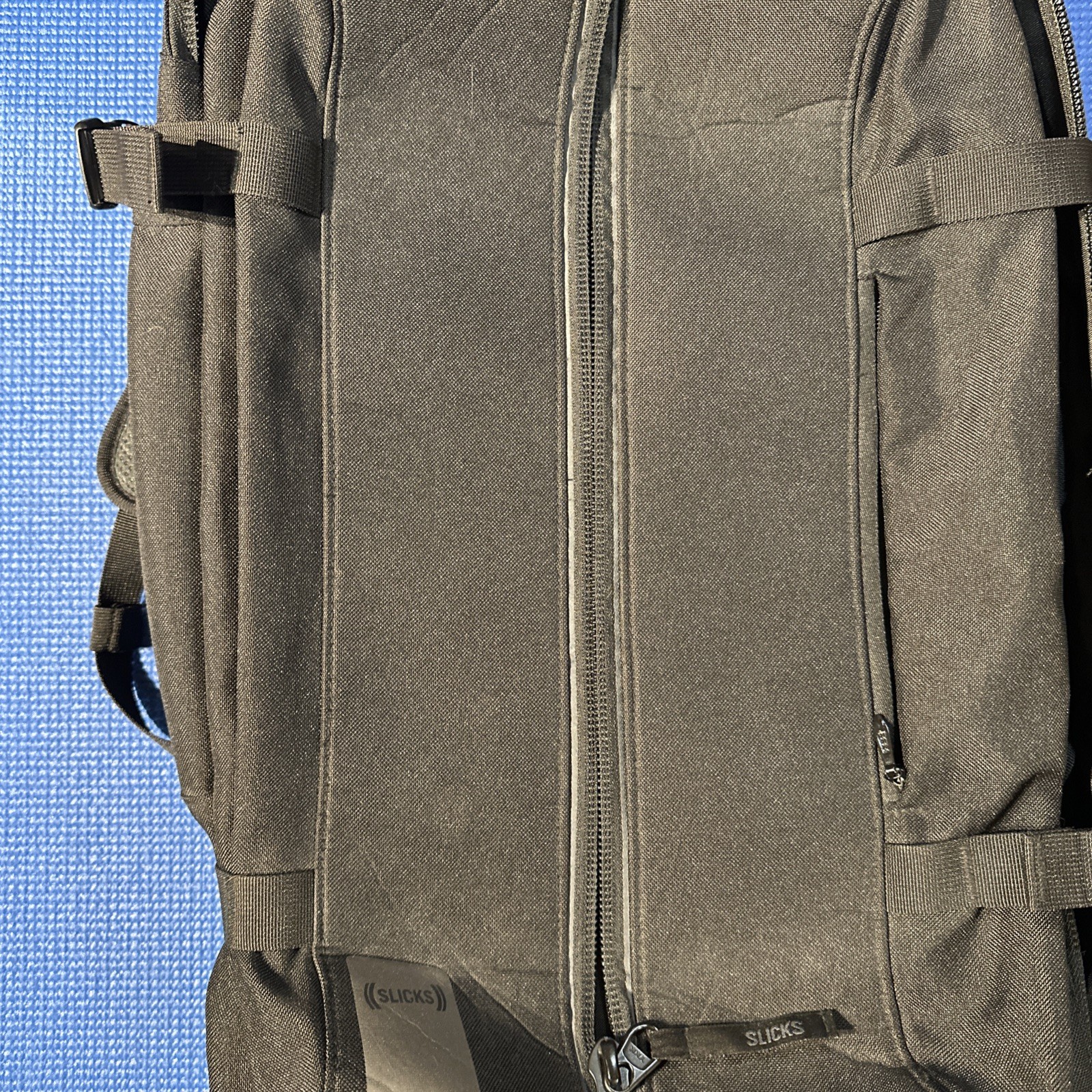 Huckberry SLICKS Pack - Modular Backpack in Black With Travel Cover Excellent