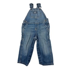 OshKosh B'gosh Overalls Kids 24M Blue Denim Vestbak Adjustable Straps Utility