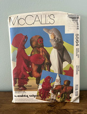 McCall's 5564 Child Unisex Costume Pattern Size 2-6 Uncut Vintage 1990s