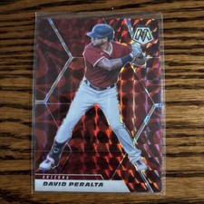 2021 Panini Mosaic Reactive Red David Peralta #122