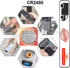 CR2450 3V Lithium Panasonic Coin Battery
