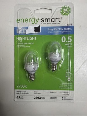Unopened/Unused Energy Smart 2700K LED Nightlight 0.5 Watts 25,000 Hours