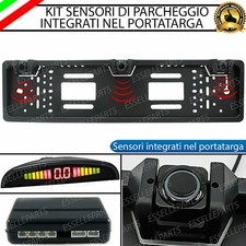 KIT PORTA TARGA CON SENSORI DI PARCHEGGIO PORTATARGA PER FIAT PANDA III