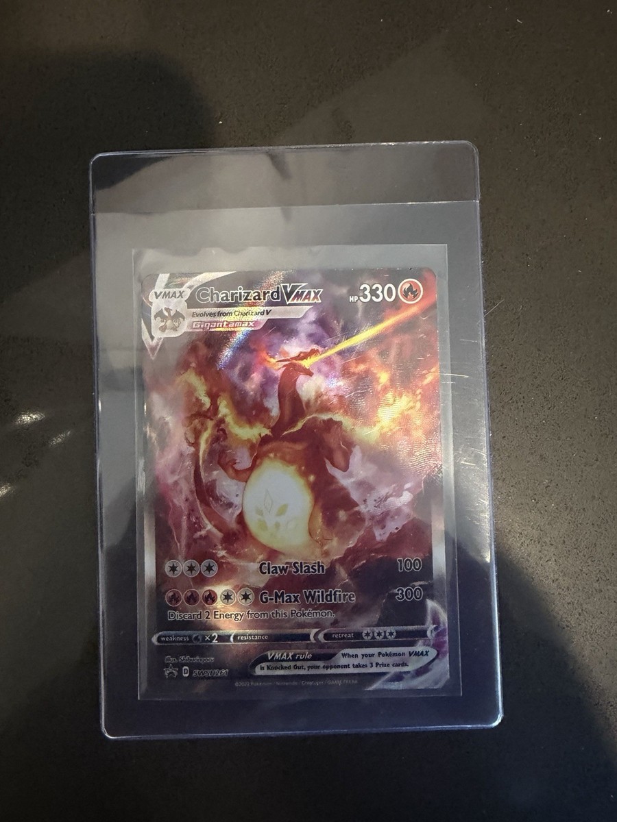 Pokémon TCG Charizard VMAX SWSH261 Black Star Promos Holo Card