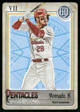 2021 Topps Gypsy Queen #TOD-12 Nolan Arenado Tarot of the Diamond Cardinals