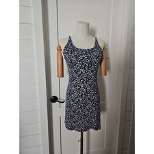 Old Navy Floral Cotton Bodycon Cami Dress Summer Wardrobe Small