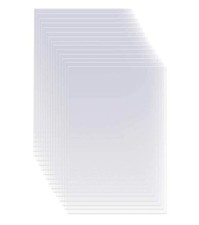 Clear Blank Mylar Stencil Sheets 6 Mil 12x24 In for Cutting Machines 15PK