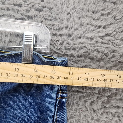 Levis Jeans Mens 33x32 505 Blue Cotton Mid Rise Regular Fit Straight Leg - Afbeelding 5 van 14
