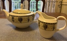 ROYAL DOULTON ‘ GREEK URN ‘ everyday TEAPOT and Creamer- Excellent condition
