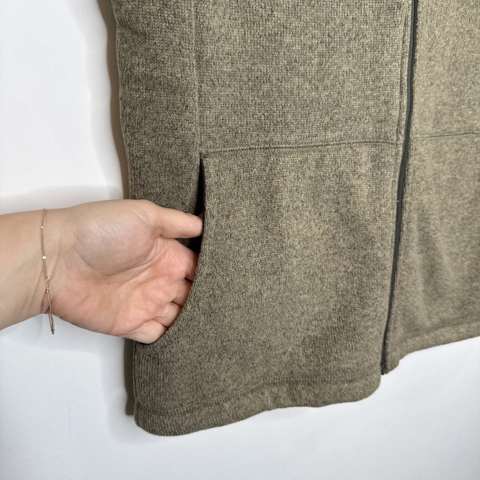 Colete Suéter Royal Robbins Masculino S Verde Sem Mangas Zíper Completo Malha Ao Ar Livre Gorp - Imagem 2 de 4